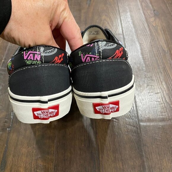 VANS Era sf V66 Black/Multi Graphic Print Sneakers Size 9 Women - Picture 5 of 9
